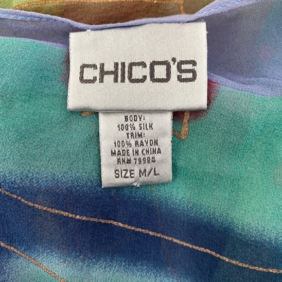 Chico Silk Pancho - Picture 5 of 5